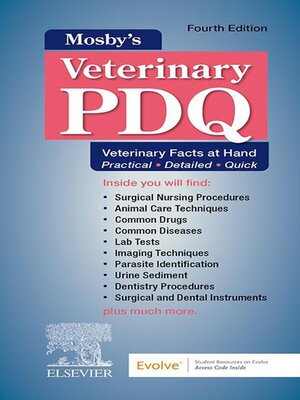 cover image of Mosby's Veterinary PDQ--E-Book